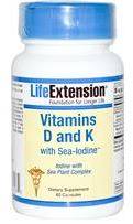 Life extension vitamin D, k2 and iodine