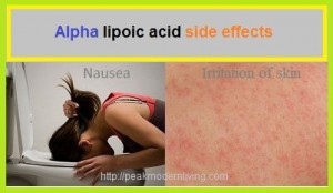 alpha lipoic acid side effects if taken at high doses