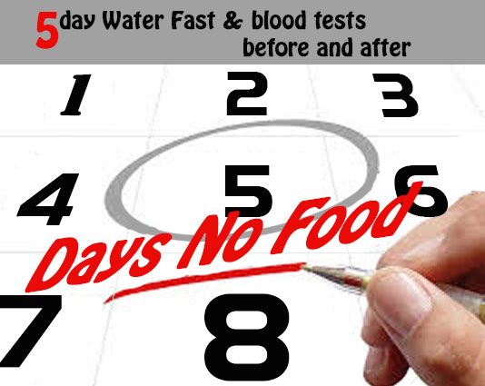 my 5 day fast and my blood tests
